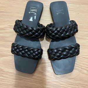 Inc Knot Strap Slide Sandals